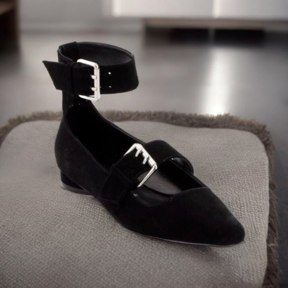 Opening Ceremony Buckle suede flats Size Eur 36/ 6 USA - Picture 15 of 15